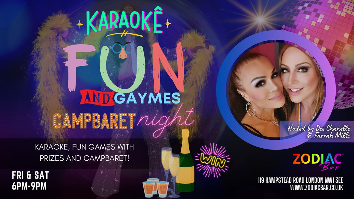 KARAOKE Fun and Gaymes Campbaret Night  tickets