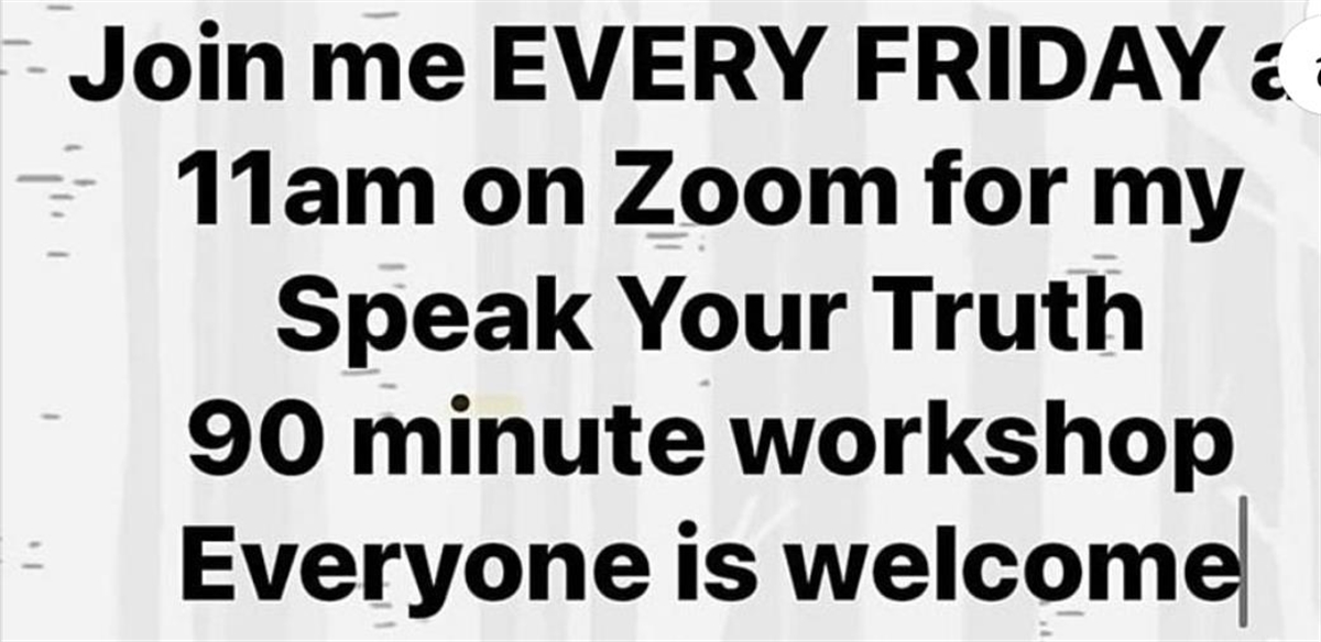 Weekly Write Your Truth Writing Workshop on Zoom  tickets