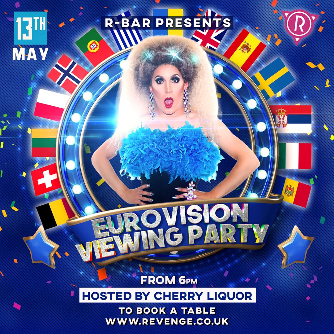 Eurovision Viewing Party at RBar Tickets Saturday 13th May 2023 R