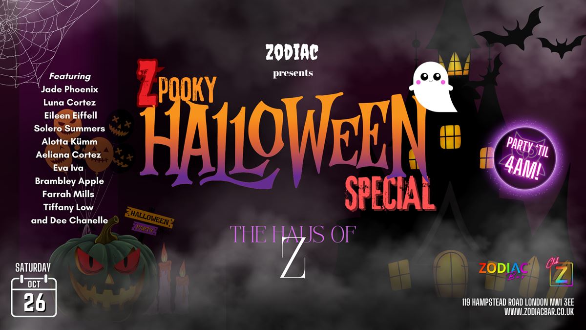 ZODIAC BAR- Zpooky- Halloween Special tickets