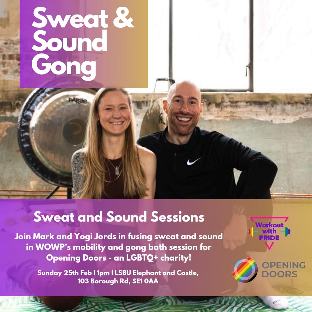 Sweat and Sound gong session fundraiser Tickets | Sunday