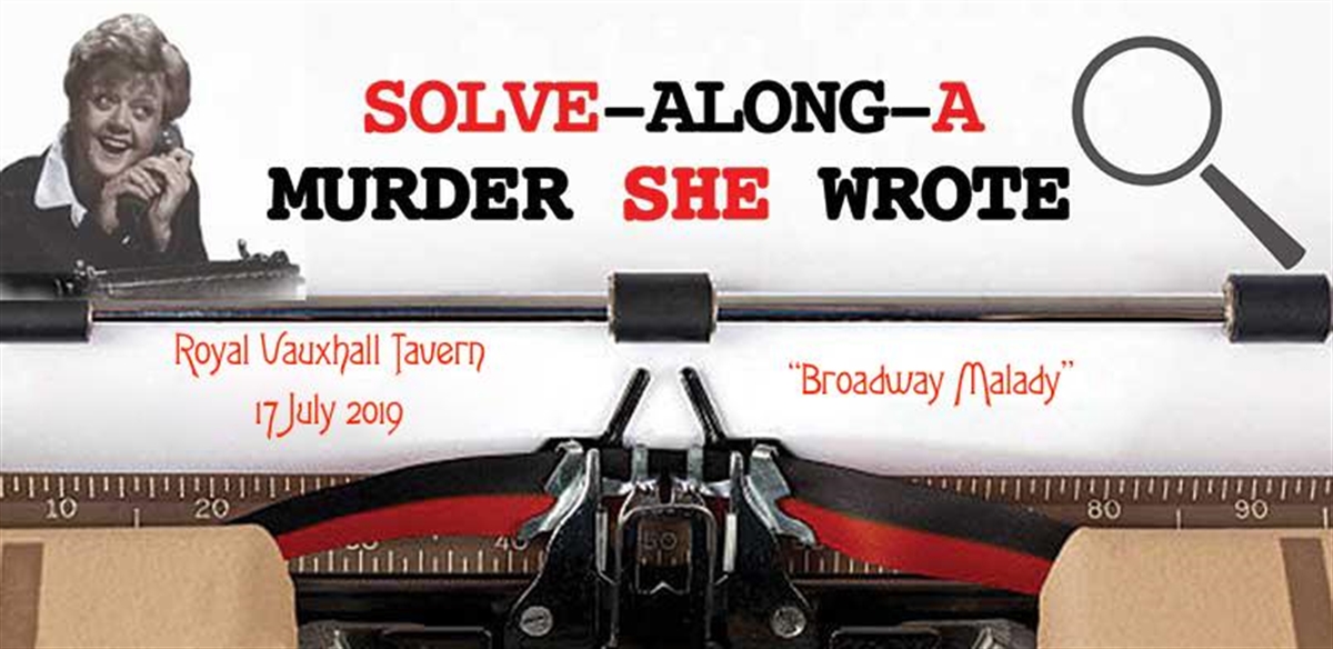 Solve-Along-A-Murder-She-Wrote at the RVT - 