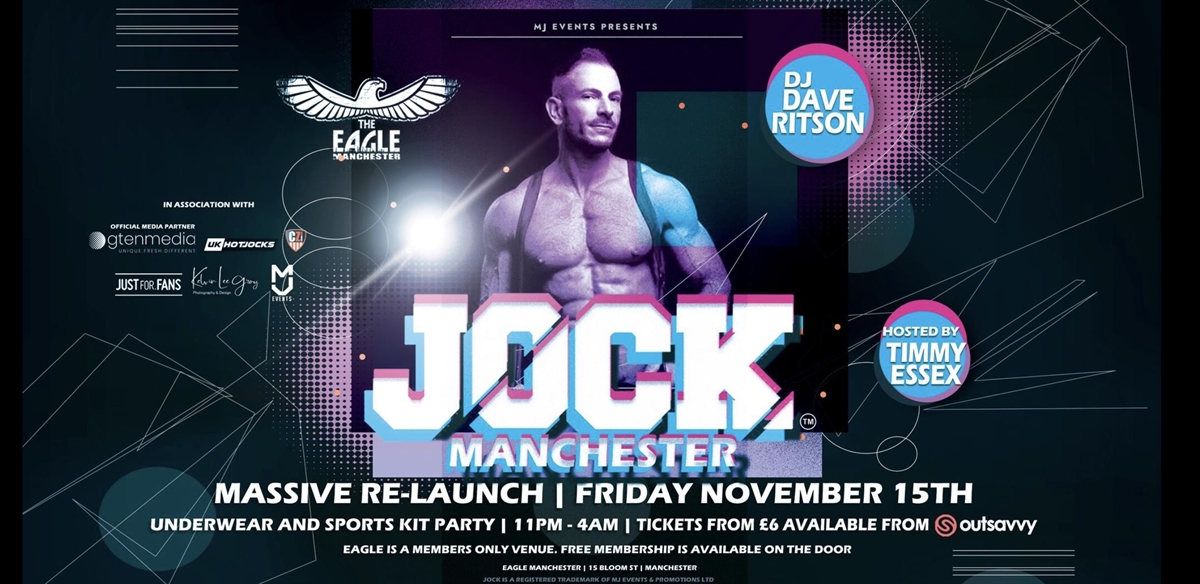 JOCK Manchester - Eagle Bar Relaunch Party tickets