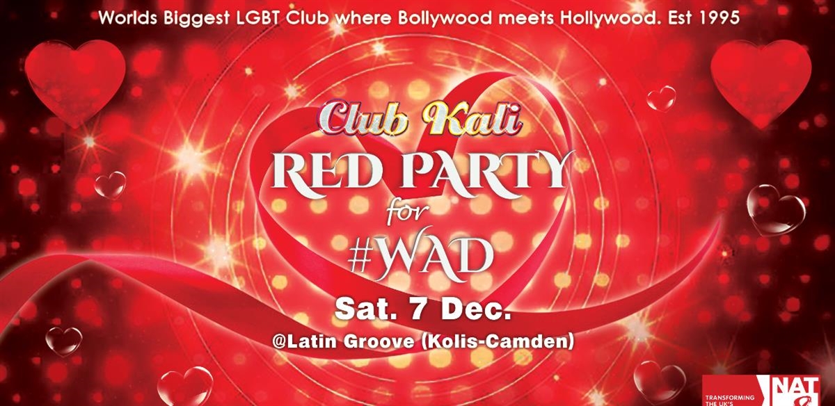 Club Kali Red Party for World Aids Day - Sat 7 December - London  tickets