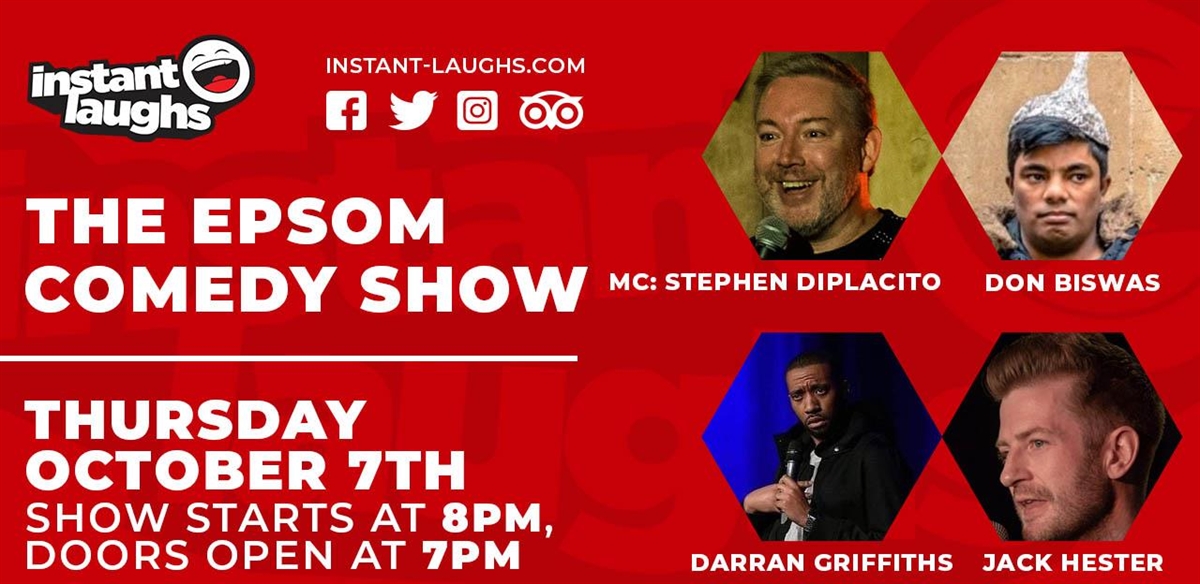 Stand up comedy in Epsom tickets