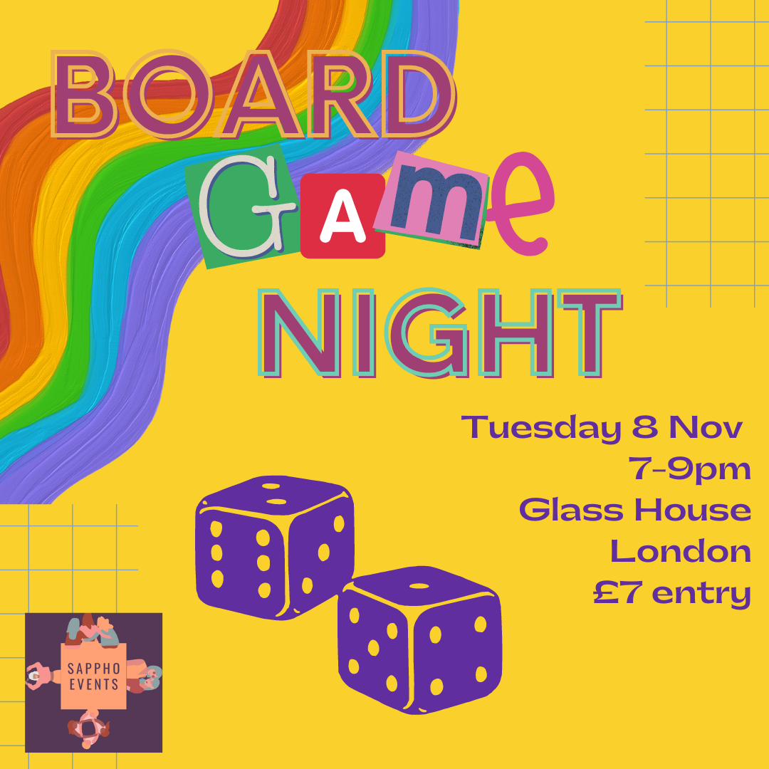 Queer Board Game Group Tickets | Tuesday 8th November 2022 @ The ...