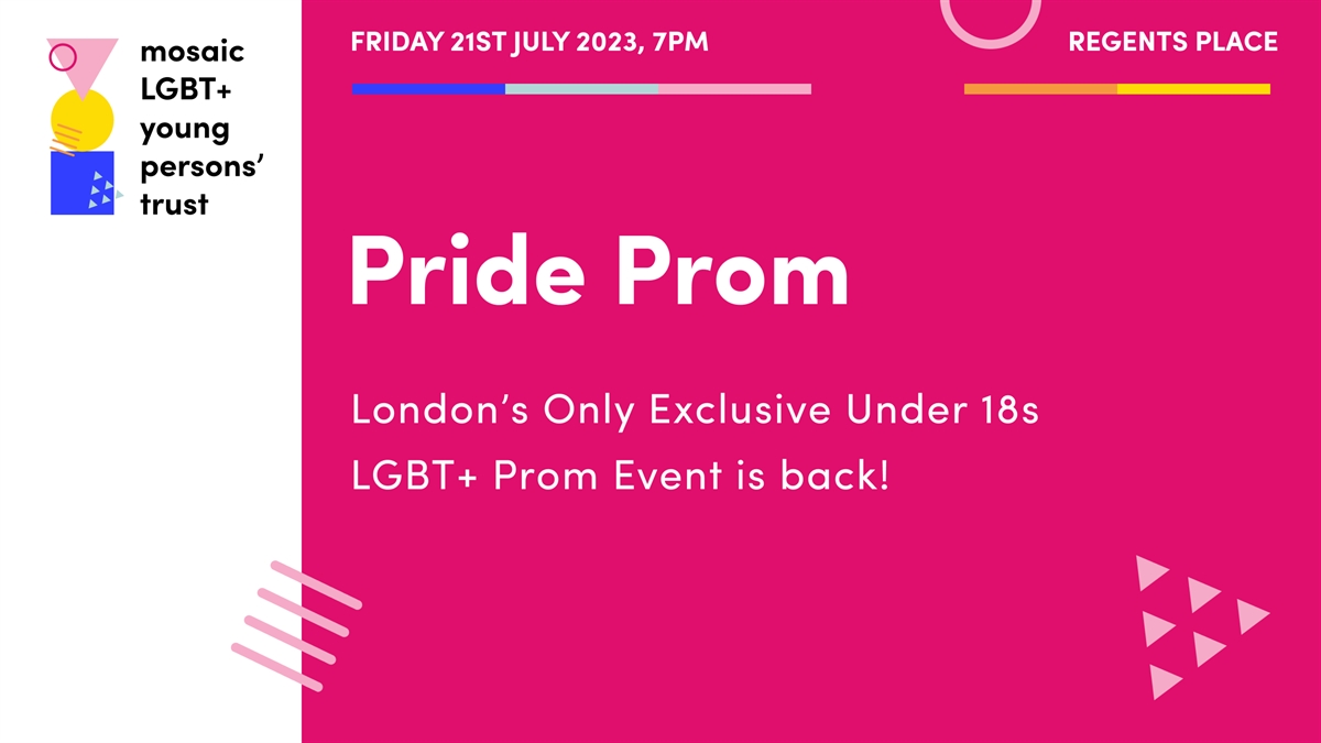 Pride Prom for under 18s tickets