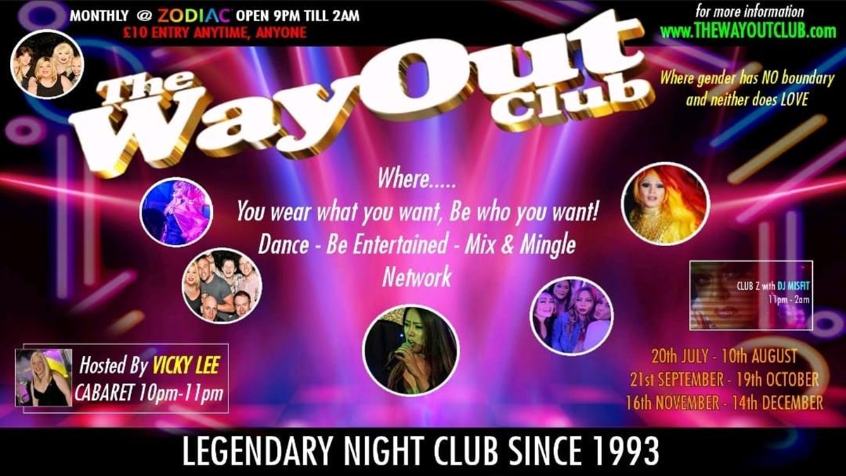 The Way Out Club- London's Leading Transgender Club hosted by Miss Vicky Lee tickets