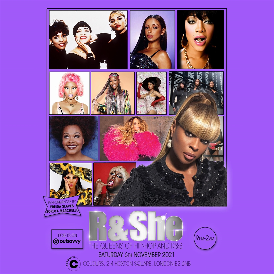 R & She: The Queens Of Hip-Hop And R&B Tickets | Saturday 6th November ...