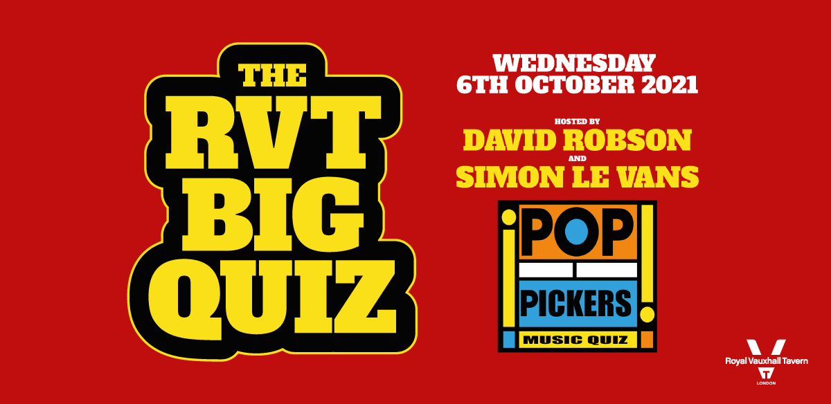 RVT Big Quiz - Pop Pickers  tickets