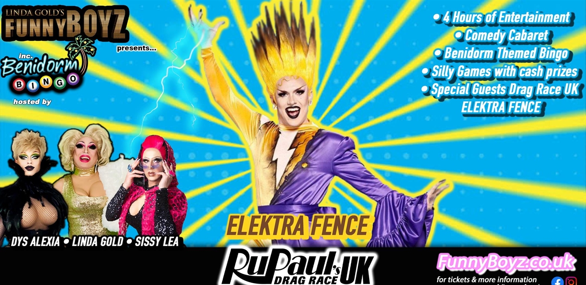 FunnyBoyz London presents RuPaul's Drag Race ELEKTRA FENCE tickets