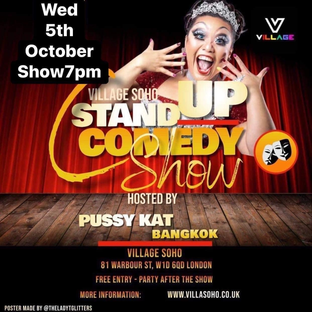 Pingpong Lgbtq Comedy Pussykatbangkok Tickets Wednesday 5th October 2022 Village Soho 1518