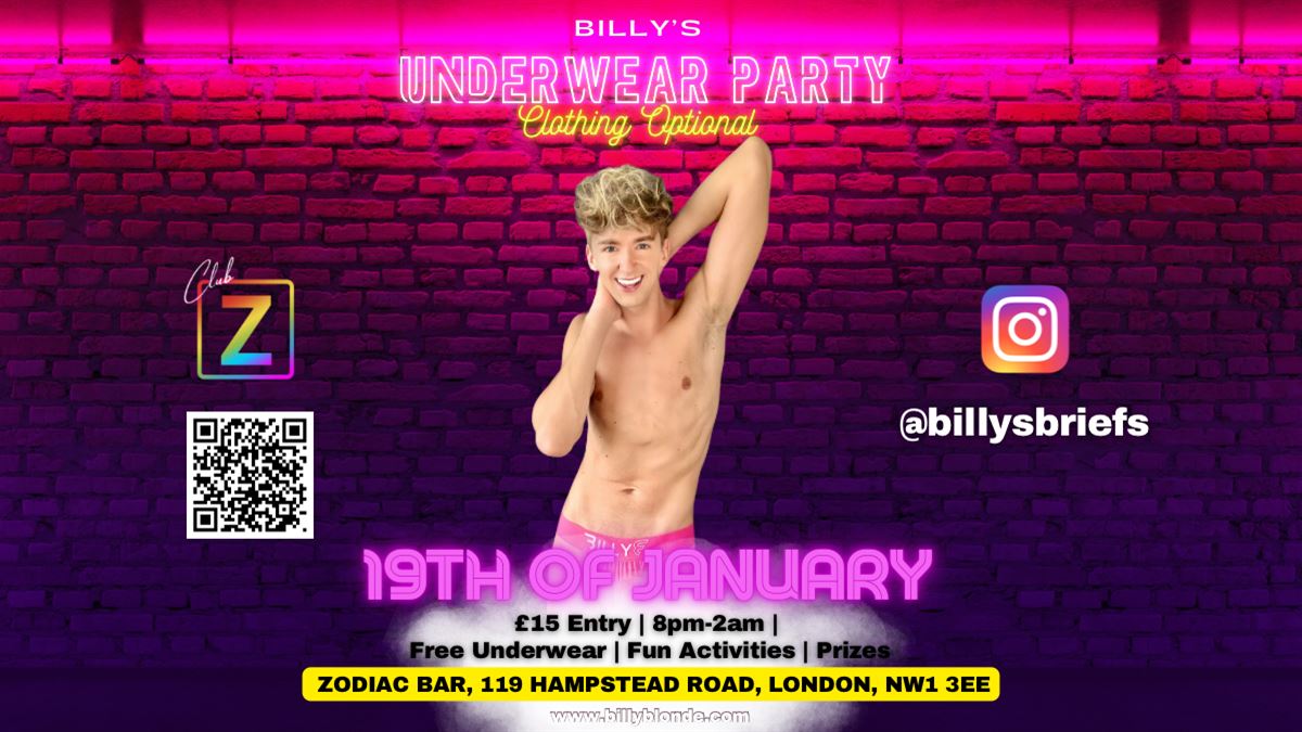 Billy's Underwear Party Tickets