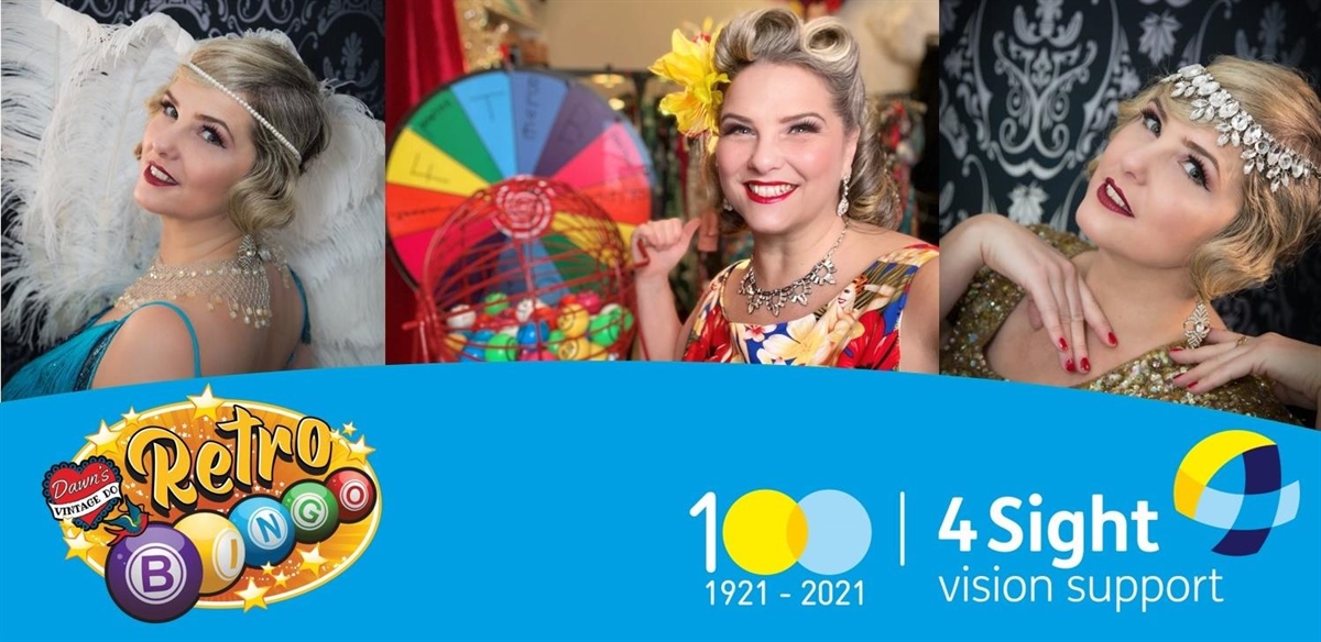 4Sight Vision Support's Virtual Retro Bingo  - with Dawn's Vintage Do tickets