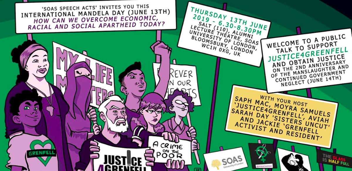 SOAS Speech Acts - Justice for Grenfell on the 2nd Anniversary tickets