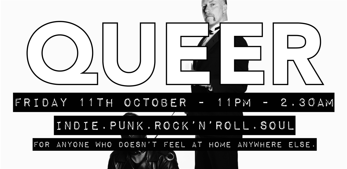 QUEER 11th OCT - Paper Dress Vintage tickets